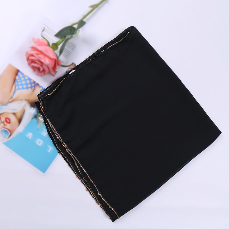 Chain overhang square scarf wholesale