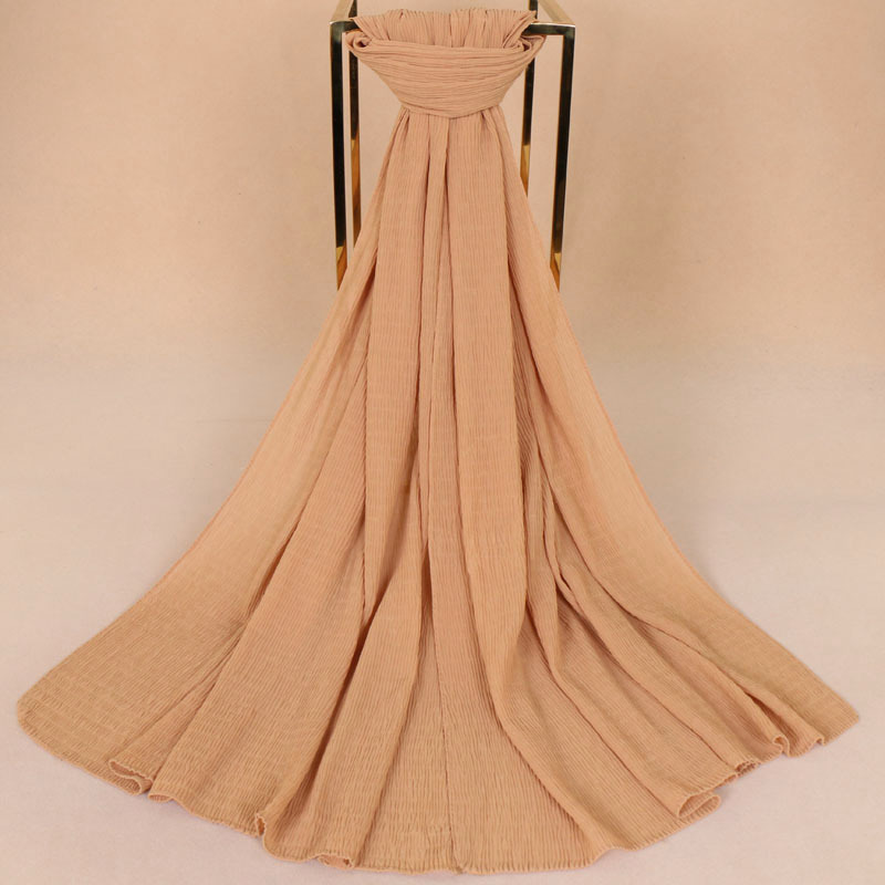 Pure color pearl chiffon scarf wholesale