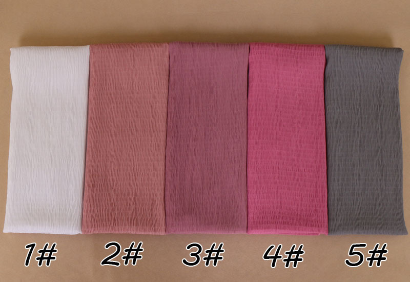Pure color pearl chiffon scarf wholesale