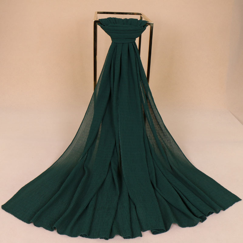 Pure color pearl chiffon scarf wholesale
