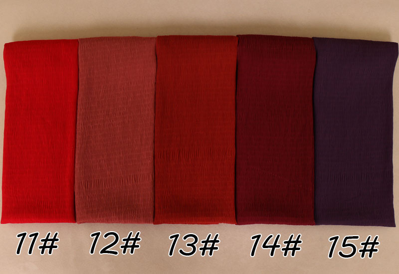 Pure color pearl chiffon scarf wholesale