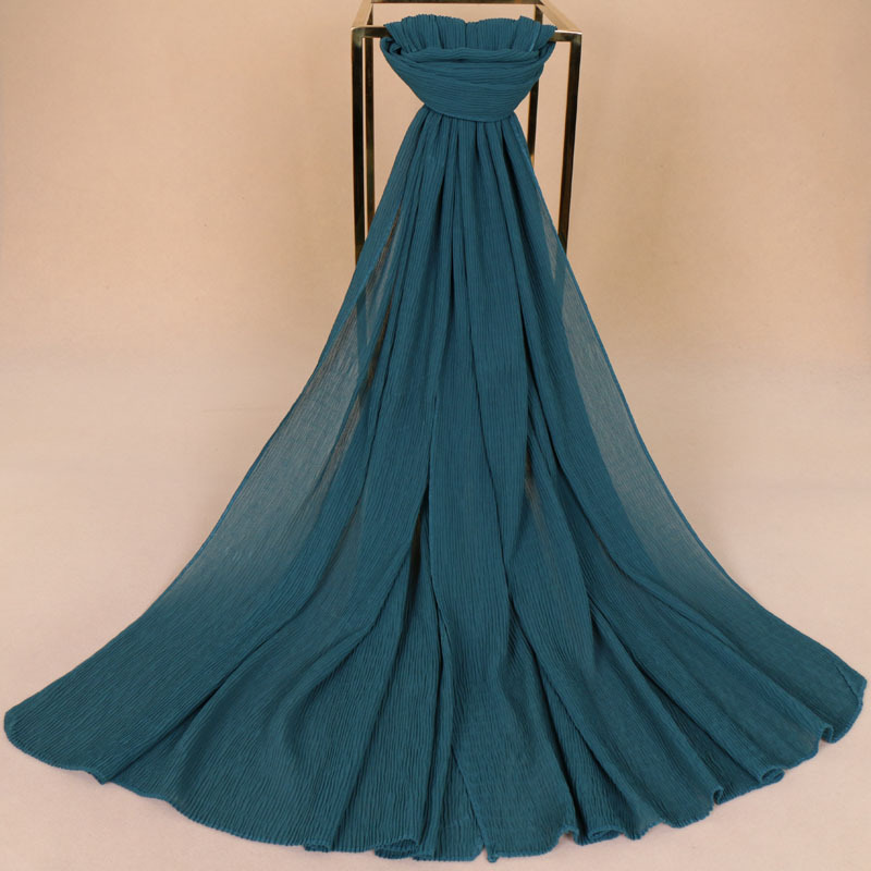 Pure color pearl chiffon scarf wholesale