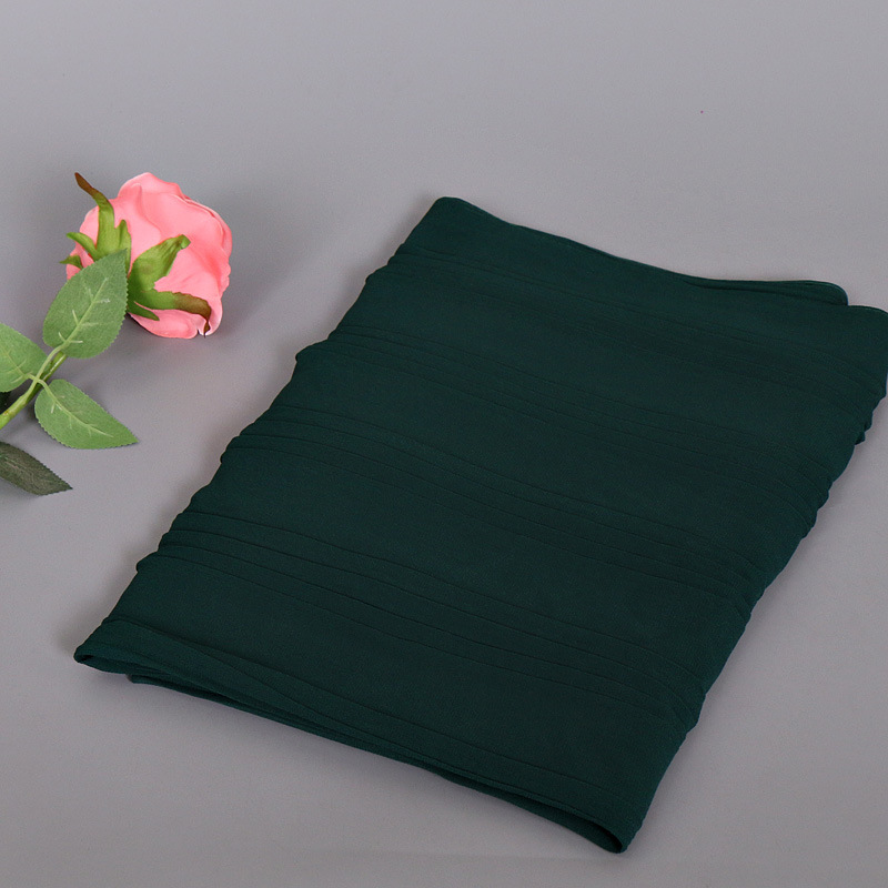 Muslim Pearl Chiffon Turban Scarf