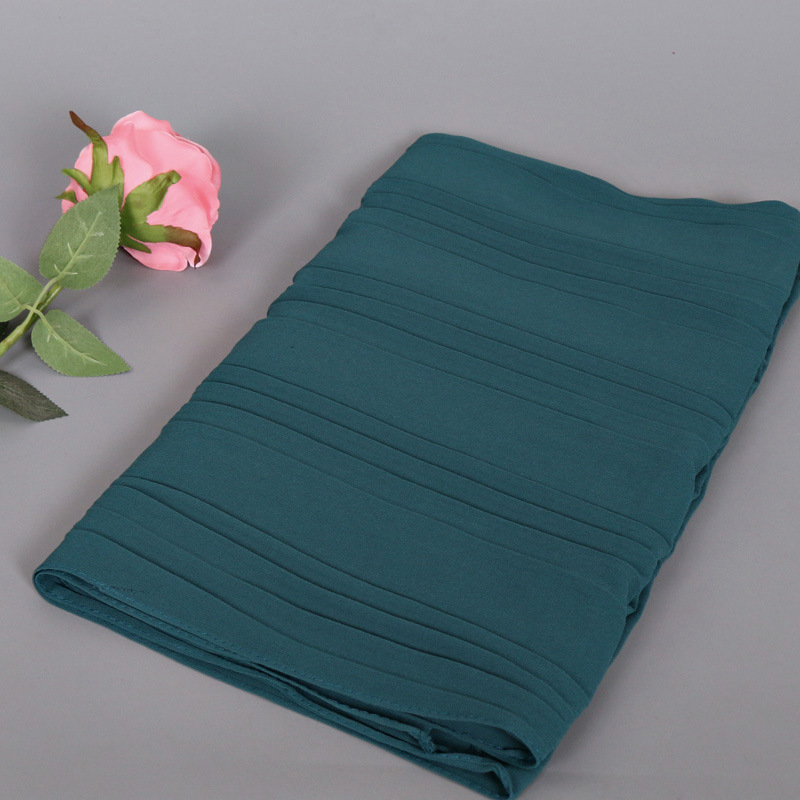 Muslim Pearl Chiffon Turban Scarf