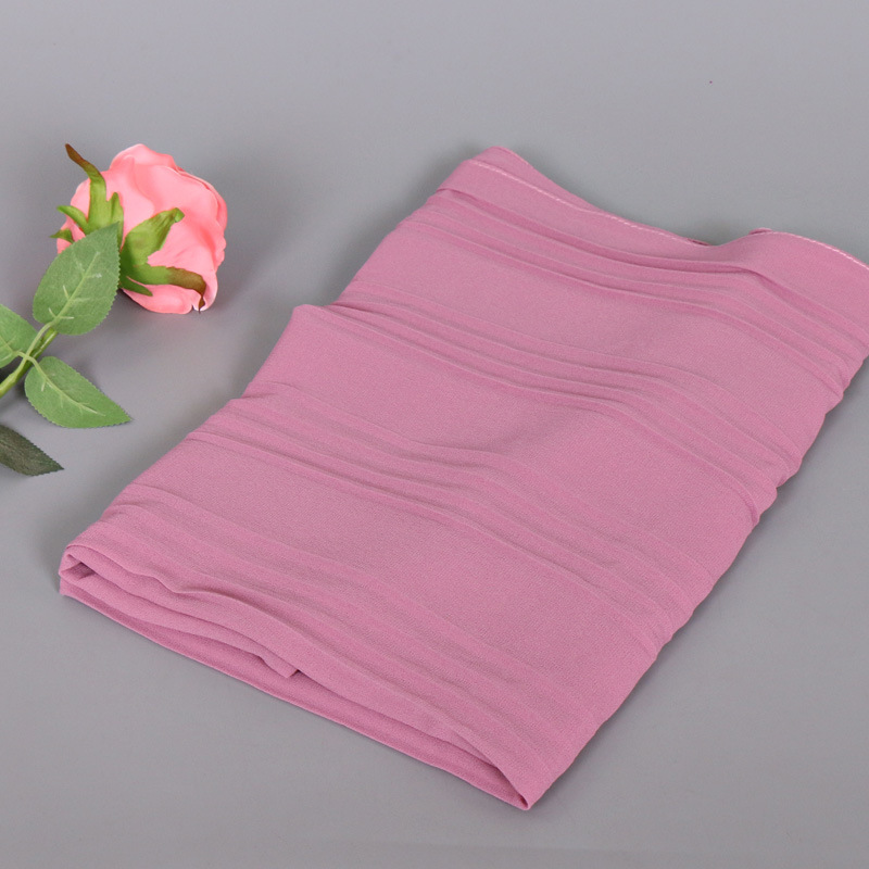 Muslim Pearl Chiffon Turban Scarf