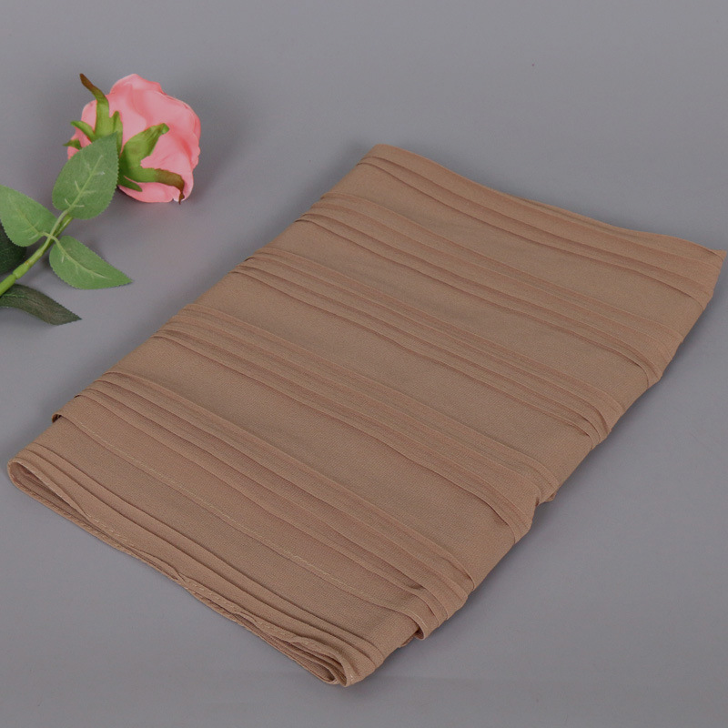 Muslim Pearl Chiffon Turban Scarf