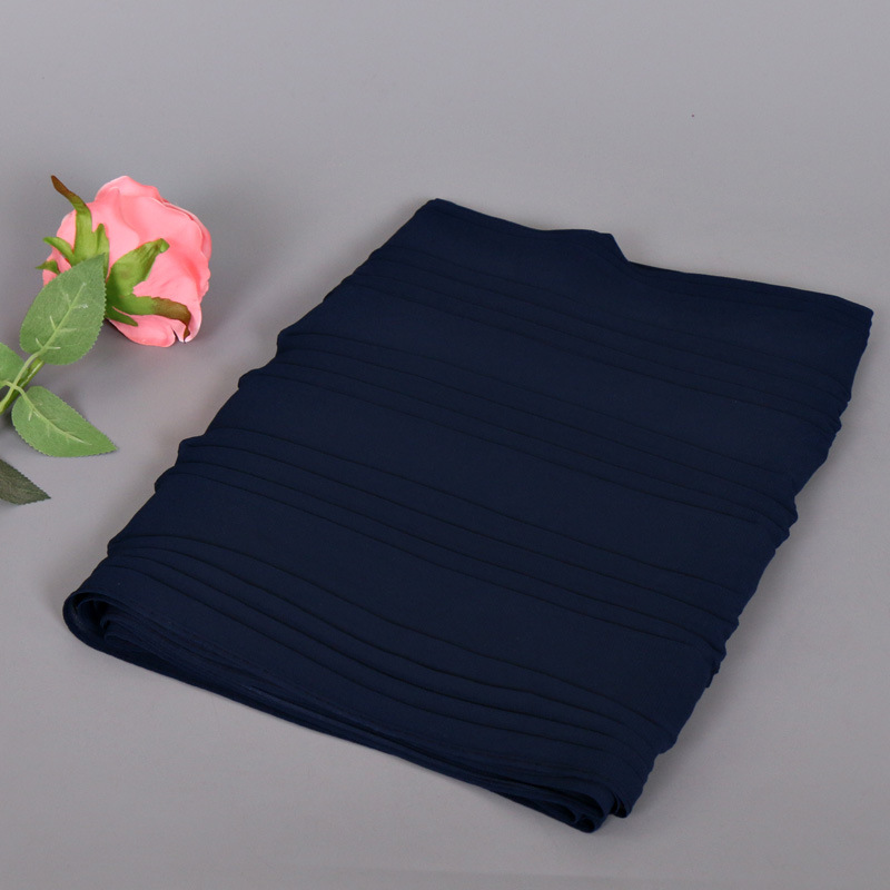 Muslim Pearl Chiffon Turban Scarf