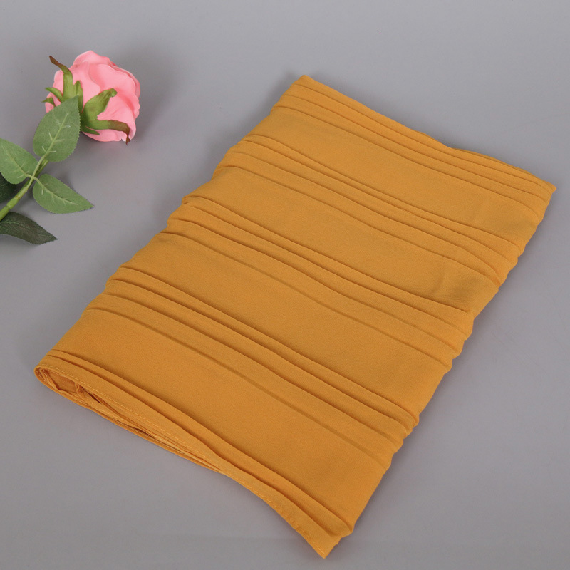 Muslim Pearl Chiffon Turban Scarf