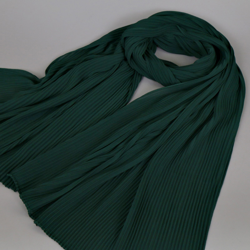 Muslim pure color breathable scarf