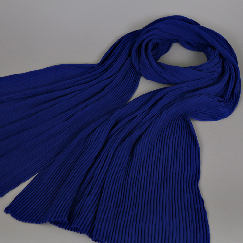 Muslim pure color breathable scarf