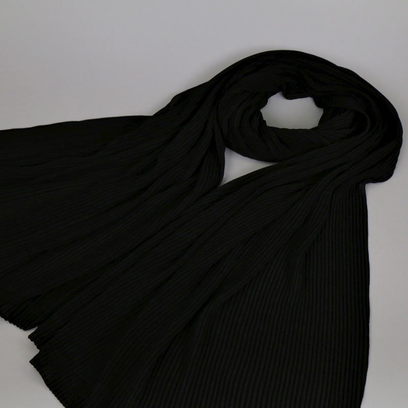 Muslim pure color breathable scarf