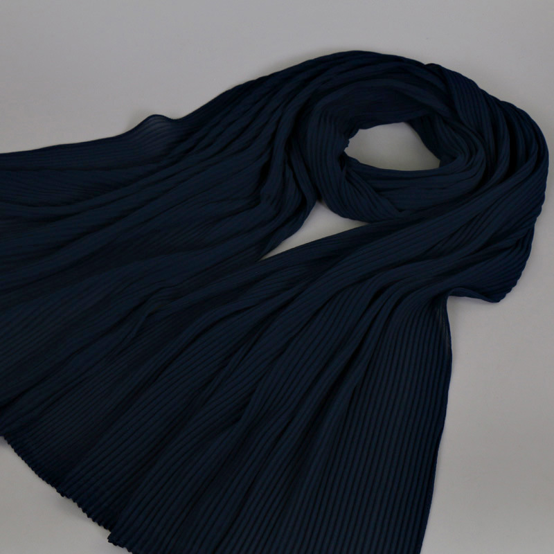Muslim pure color breathable scarf