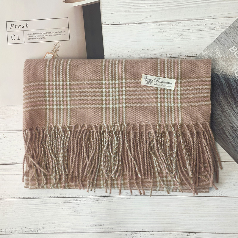 Plaid shawl cashmere scarf wholesale