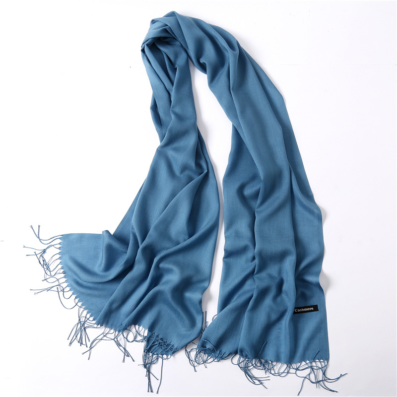Wholesale solid color cashmere scarf