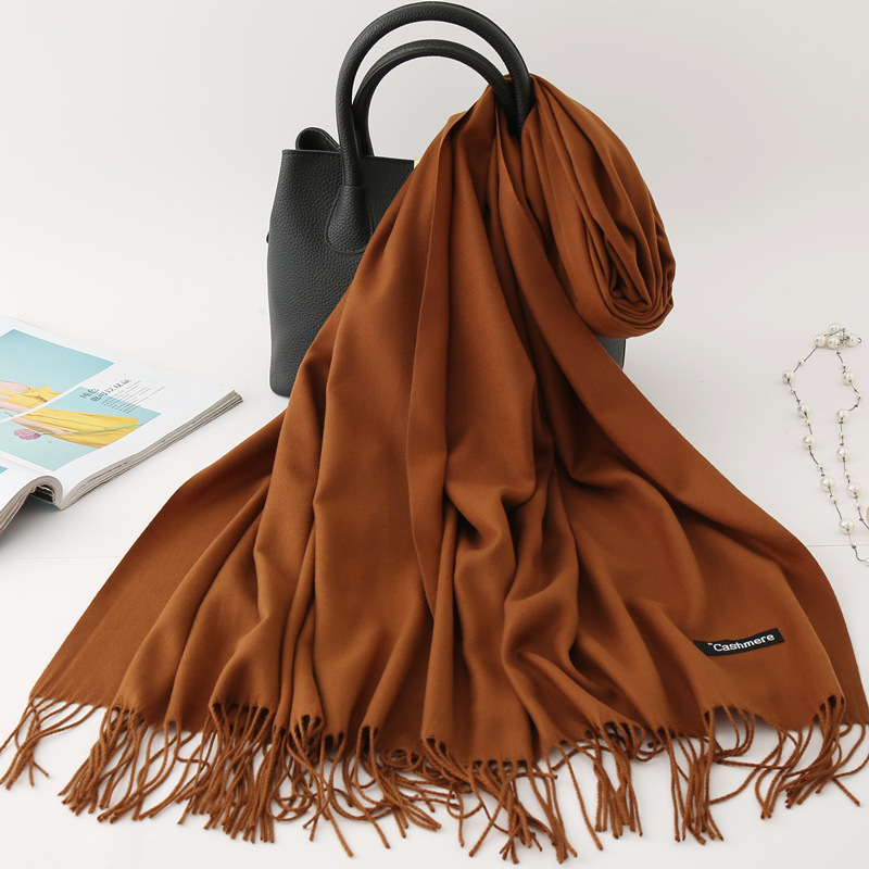 Wholesale ladies warm cashmere scarf