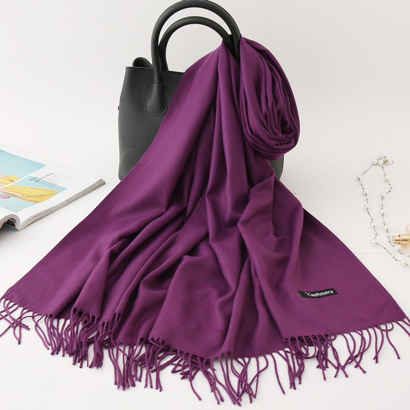 Wholesale ladies warm cashmere scarf