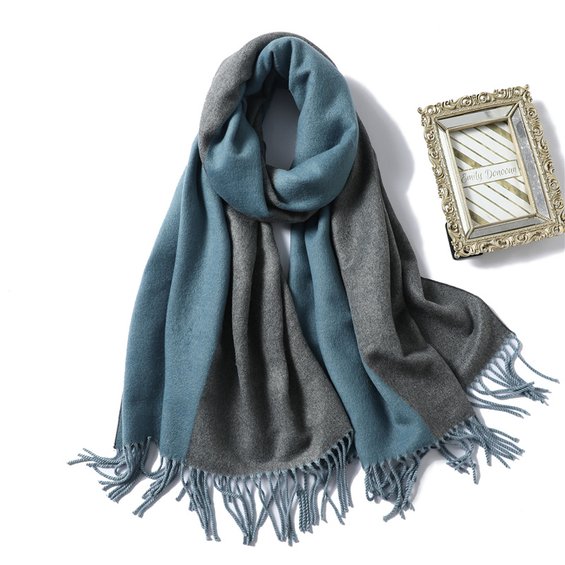 Double sided winter scarf wholesale