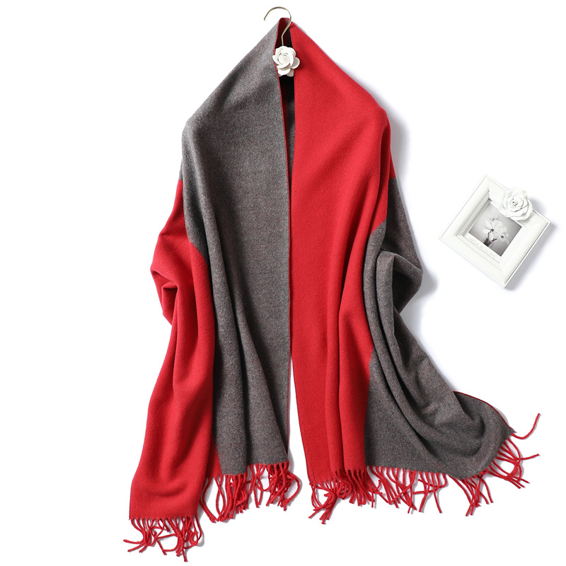 Double sided winter scarf wholesale