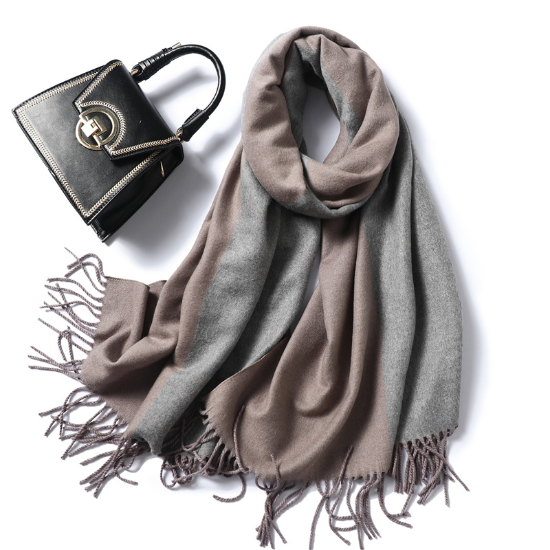 Double sided winter scarf wholesale