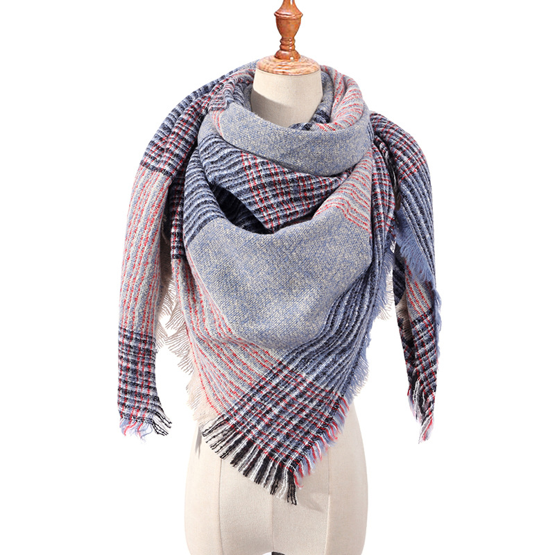 Warm cashmere triangle scarf wholesale