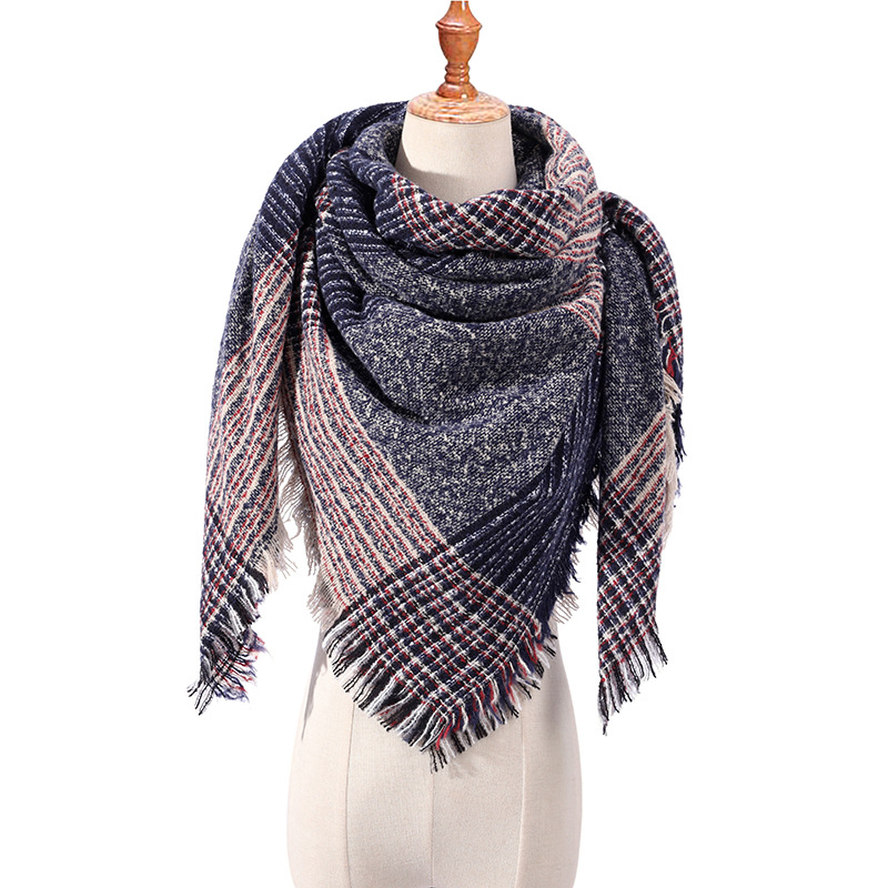 Warm cashmere triangle scarf wholesale