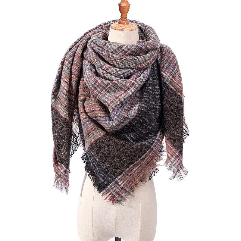 Warm cashmere triangle scarf wholesale