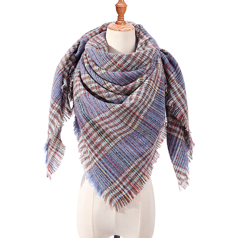 Warm cashmere triangle scarf wholesale
