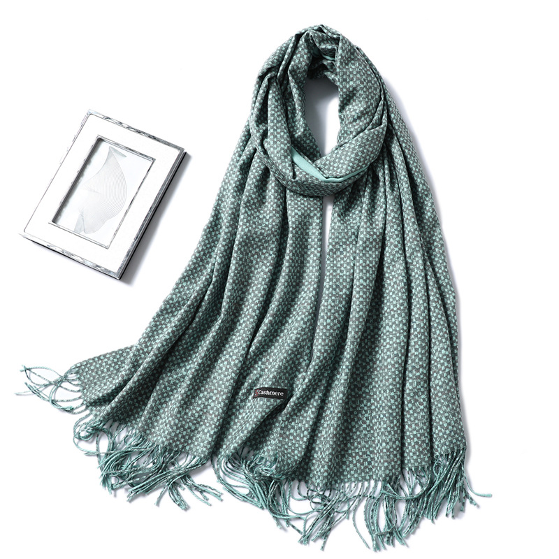 Cashmere ladies winter solid color scarf