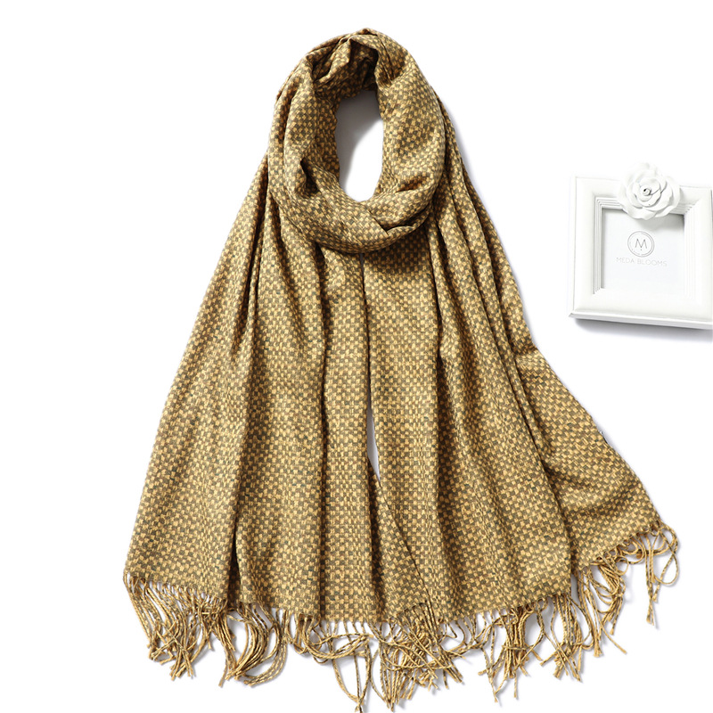 Cashmere ladies winter solid color scarf