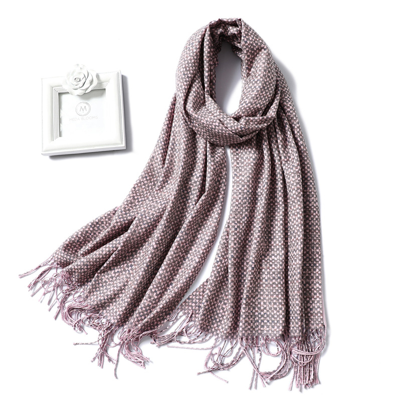 Cashmere ladies winter solid color scarf