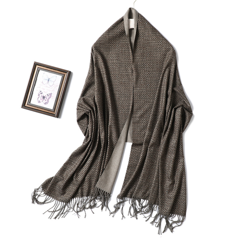 Cashmere ladies winter solid color scarf