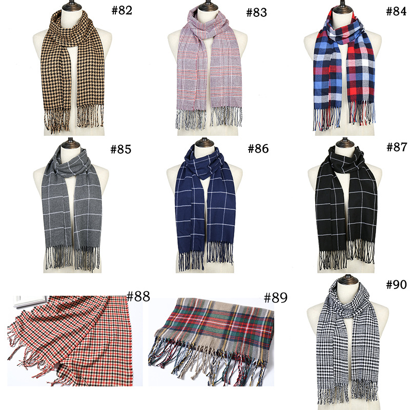 New ladies fringed cashmere scarf