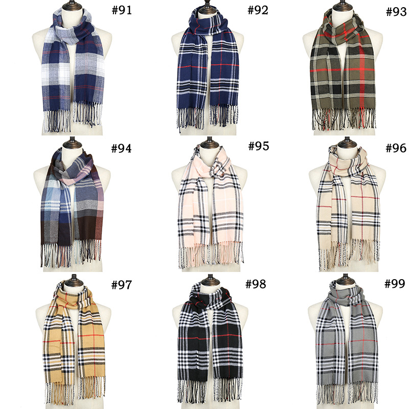 New ladies fringed cashmere scarf