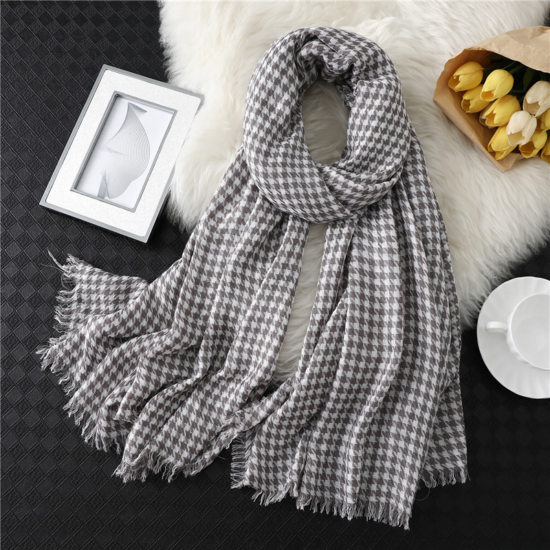 Warm new plaid shawl wholesale