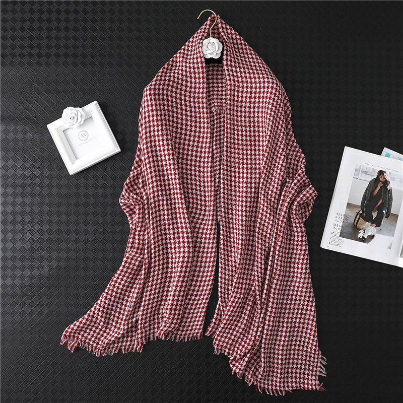 Warm new plaid shawl wholesale