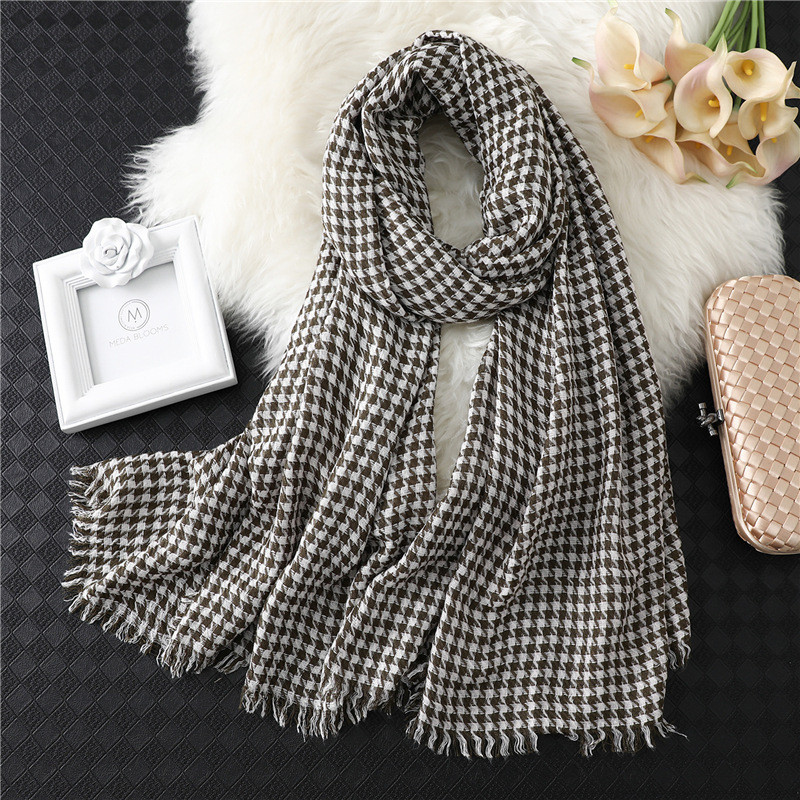 Warm new plaid shawl wholesale