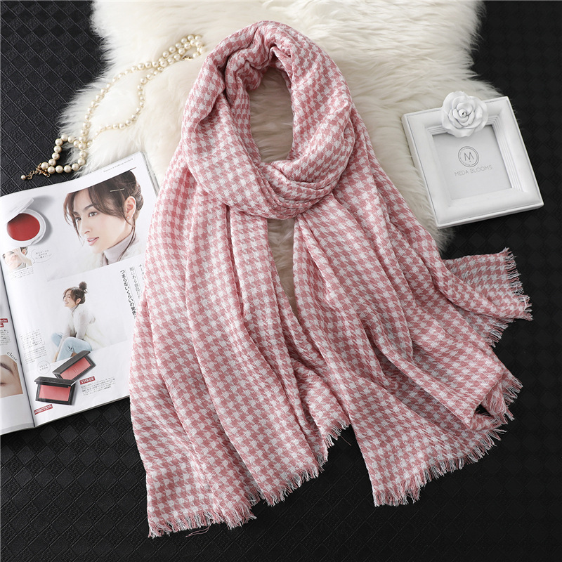 Warm new plaid shawl wholesale