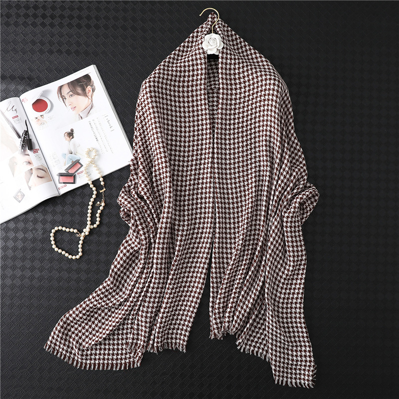 Warm new plaid shawl wholesale