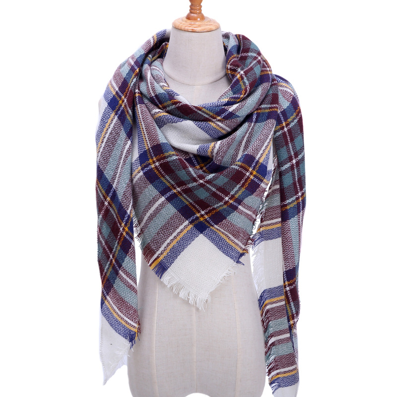 Cashmere scarf warm triangle scarf