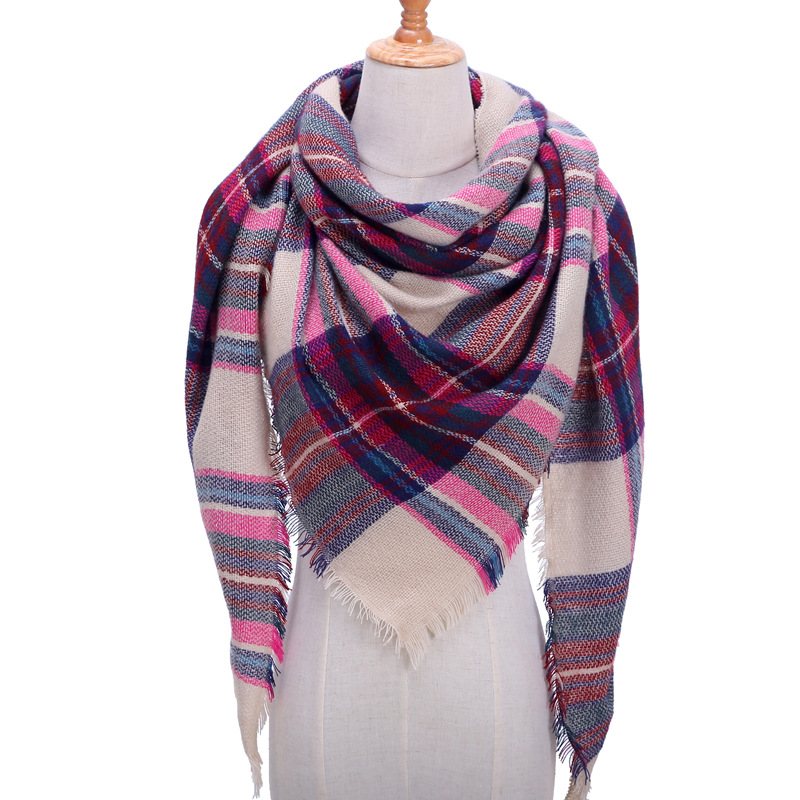 Cashmere scarf warm triangle scarf