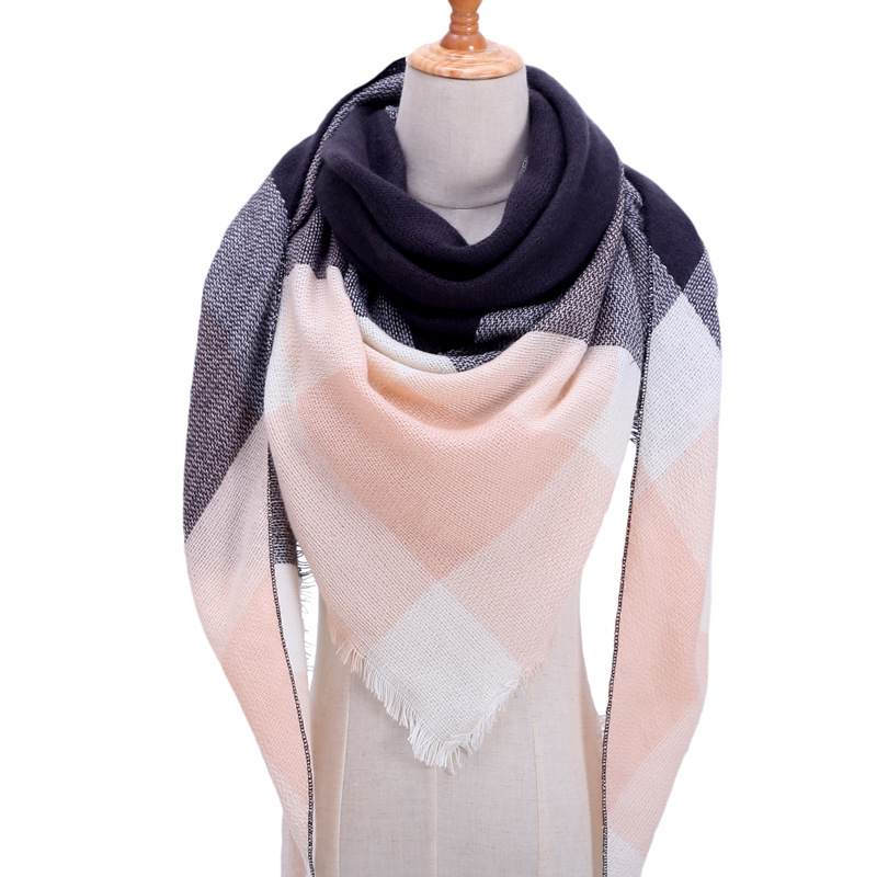 Cashmere scarf warm triangle scarf