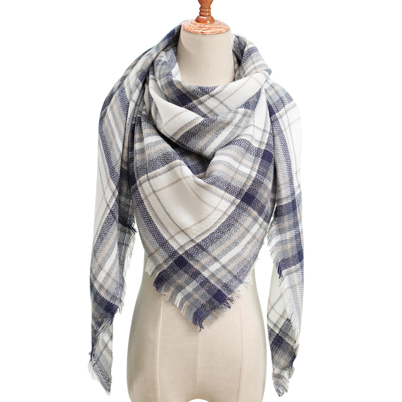 Cashmere scarf warm triangle scarf