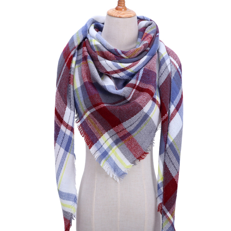 Cashmere scarf warm triangle scarf