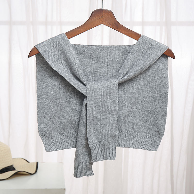 Pure color knitted shawls wholesale