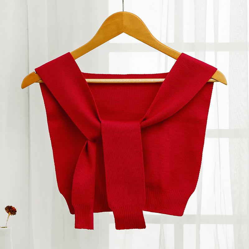 Pure color knitted shawls wholesale