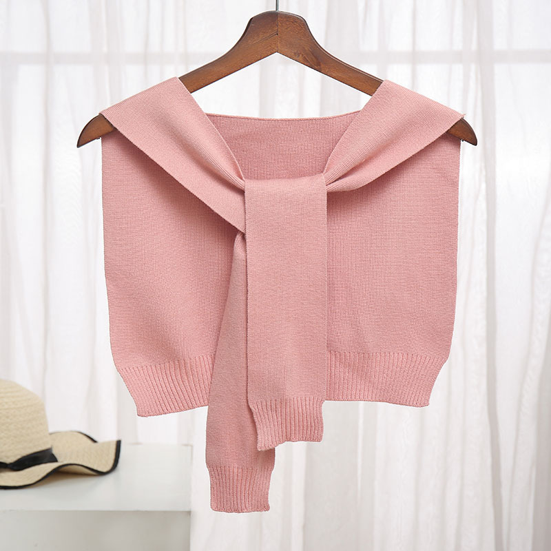 Pure color knitted shawls wholesale