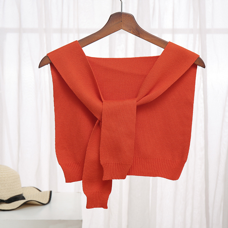 Pure color knitted shawls wholesale