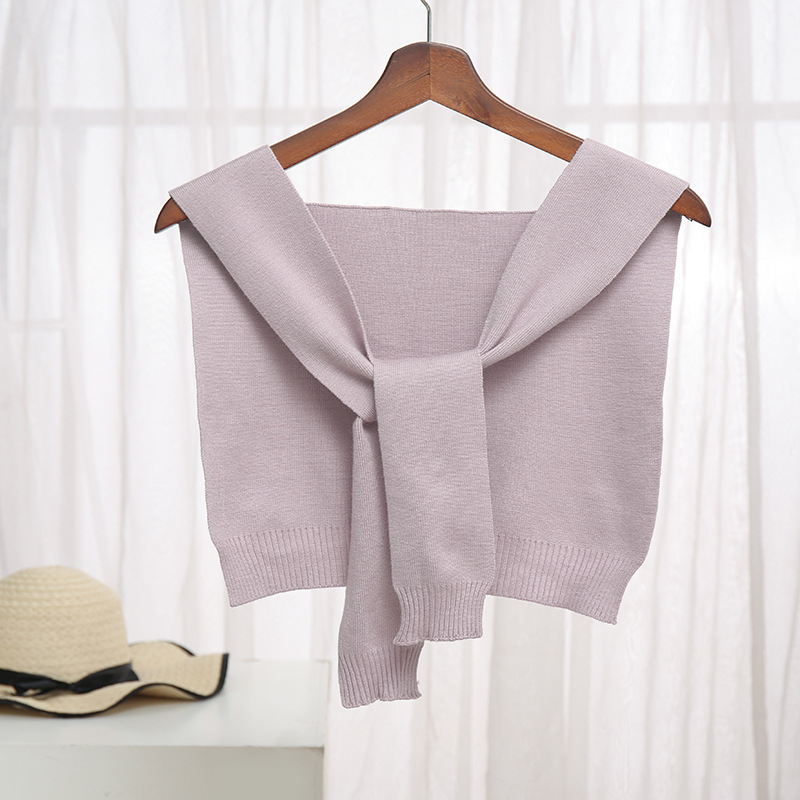 Pure color knitted shawls wholesale