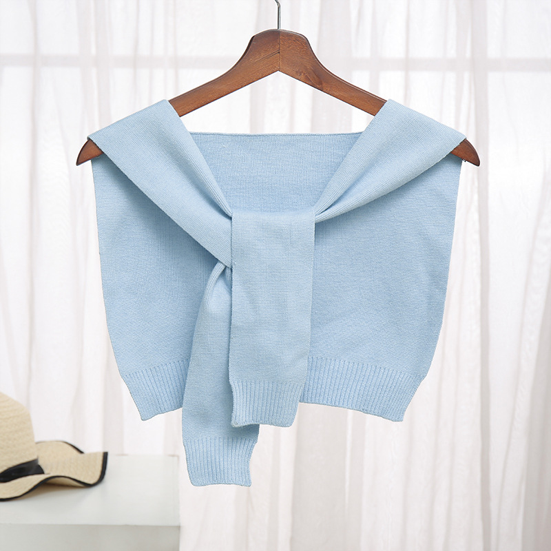 Pure color knitted shawls wholesale