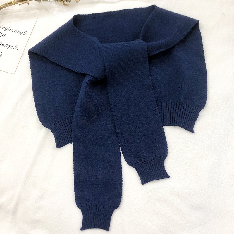 Pure color knitted shawls wholesale